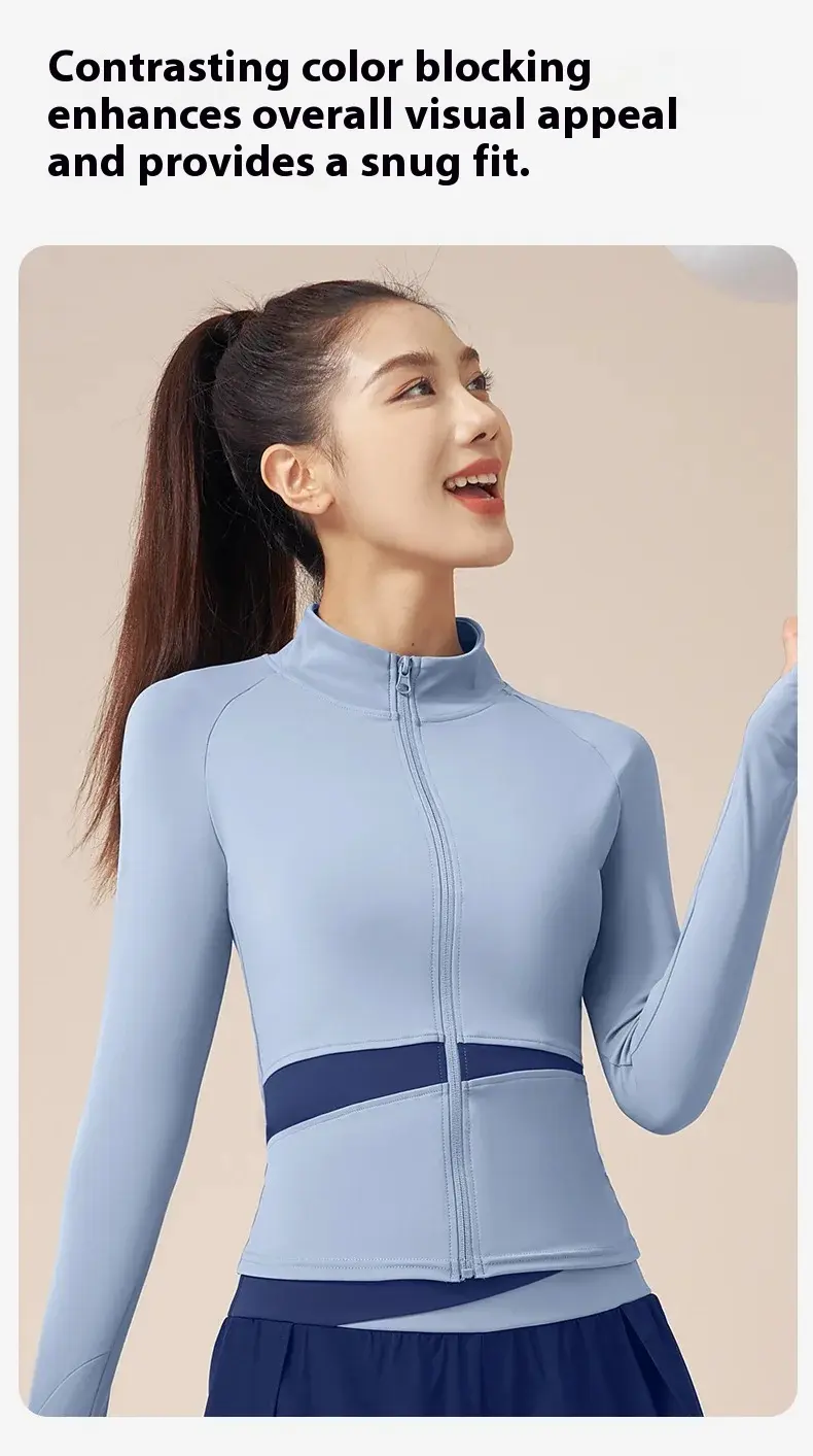 Juyitang color matching yoga three-piece Internet celebrity running sportswear breathable slim yoga suit women