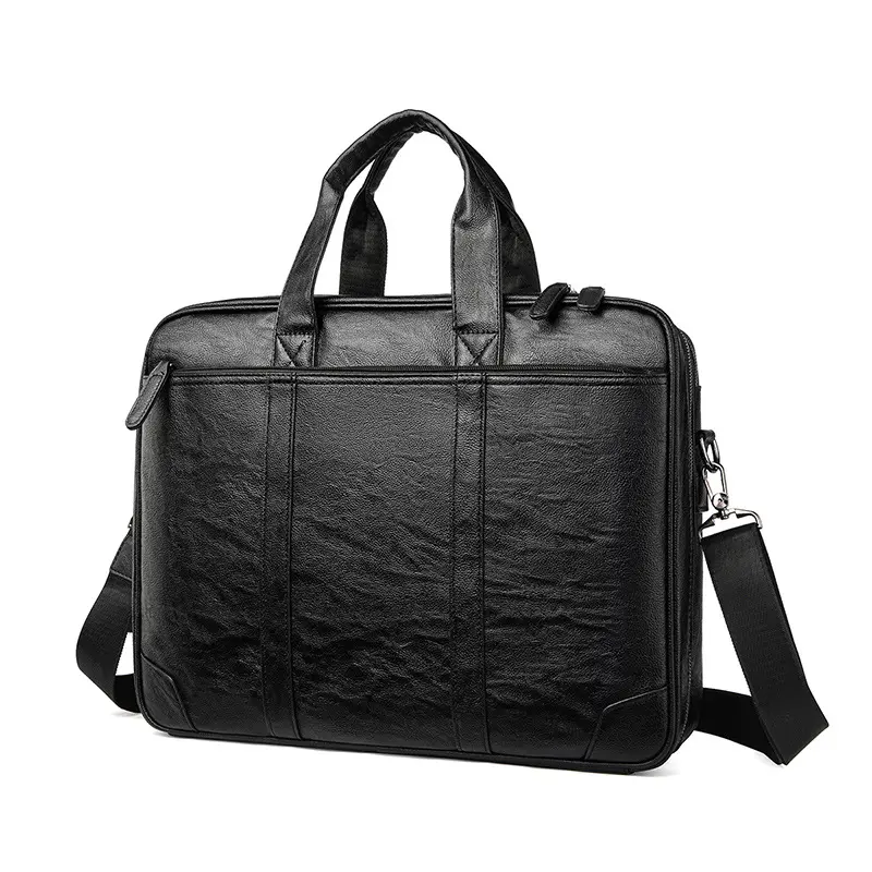 Men's handbag business briefcase men's diagonal span computer bag 15.6 inch shoulder messenger bag men bag laptop bag
