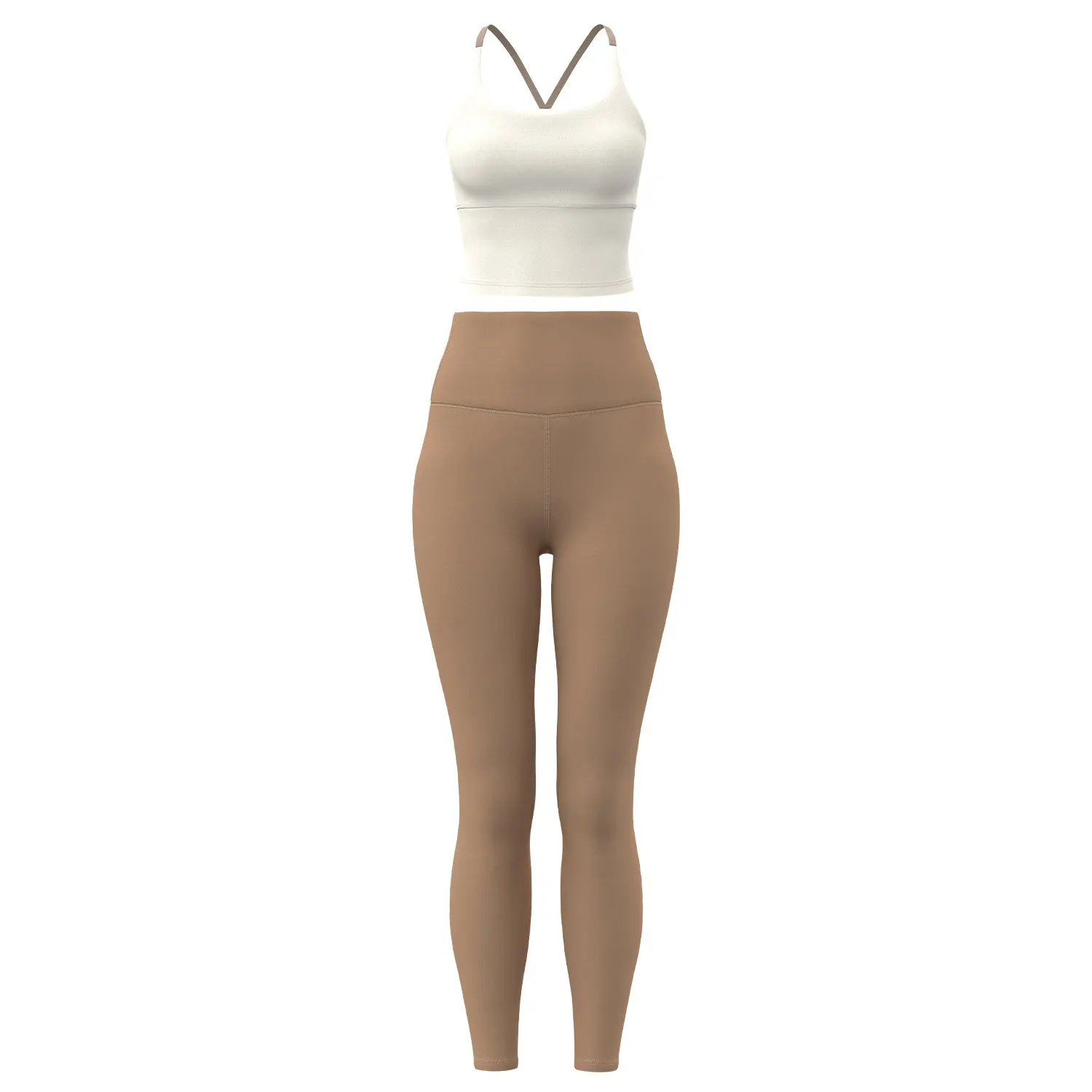 New splicing yoga suit shockproof gathering seamless back sports fitness suit vest for women