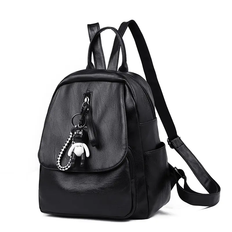 Fashion PU Leather Backpack Ladies Casual Backpack Large Capacity Anti-theft Backpack bags for women
