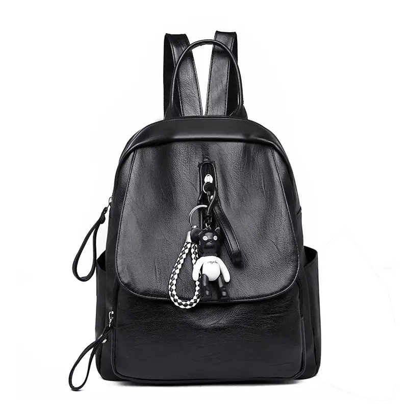 Fashion PU Leather Backpack Ladies Casual Backpack Large Capacity Anti-theft Backpack bags for women