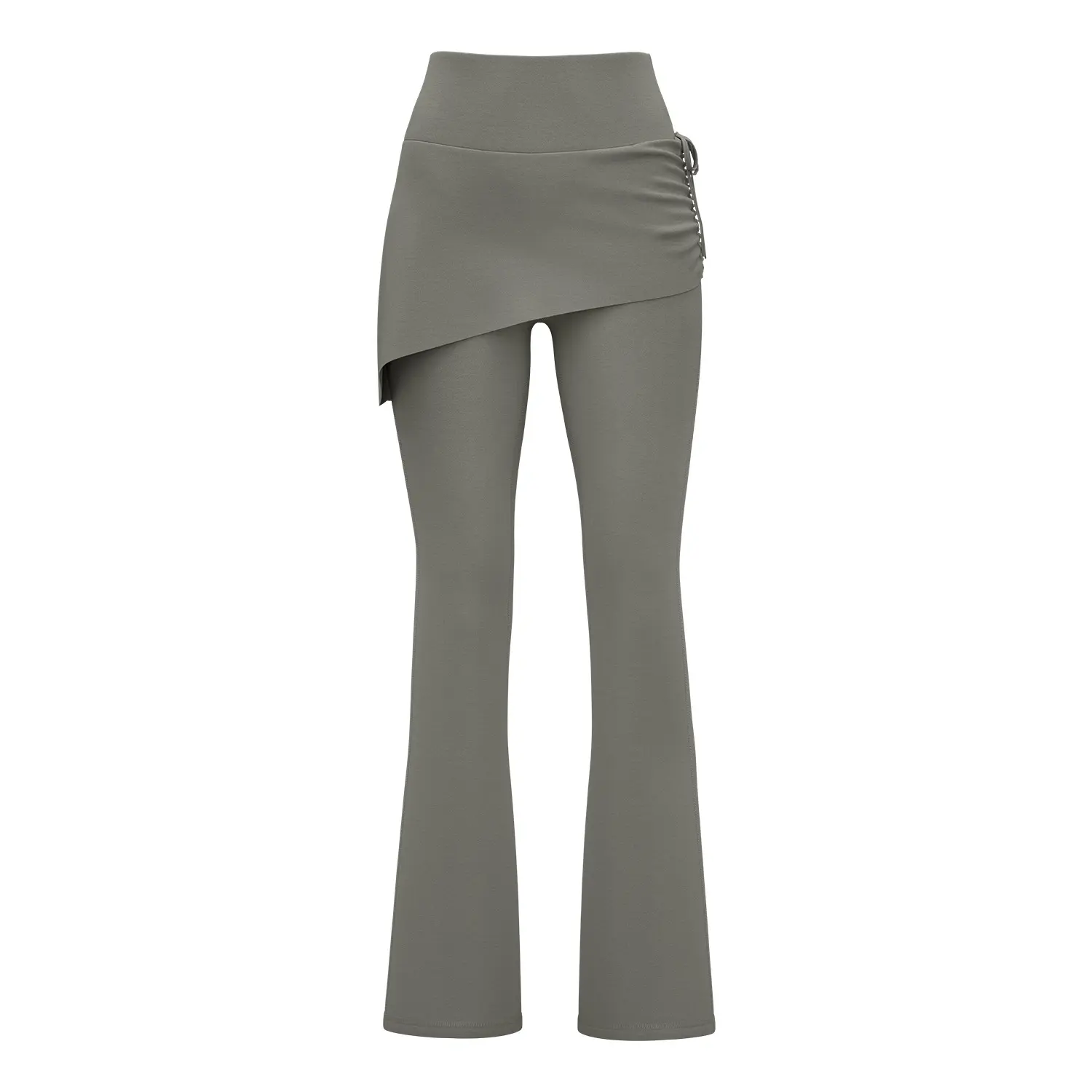 New wrinkled flared culottes fake two-piece micro-La Pilates high-waisted hip-lifting yoga pants