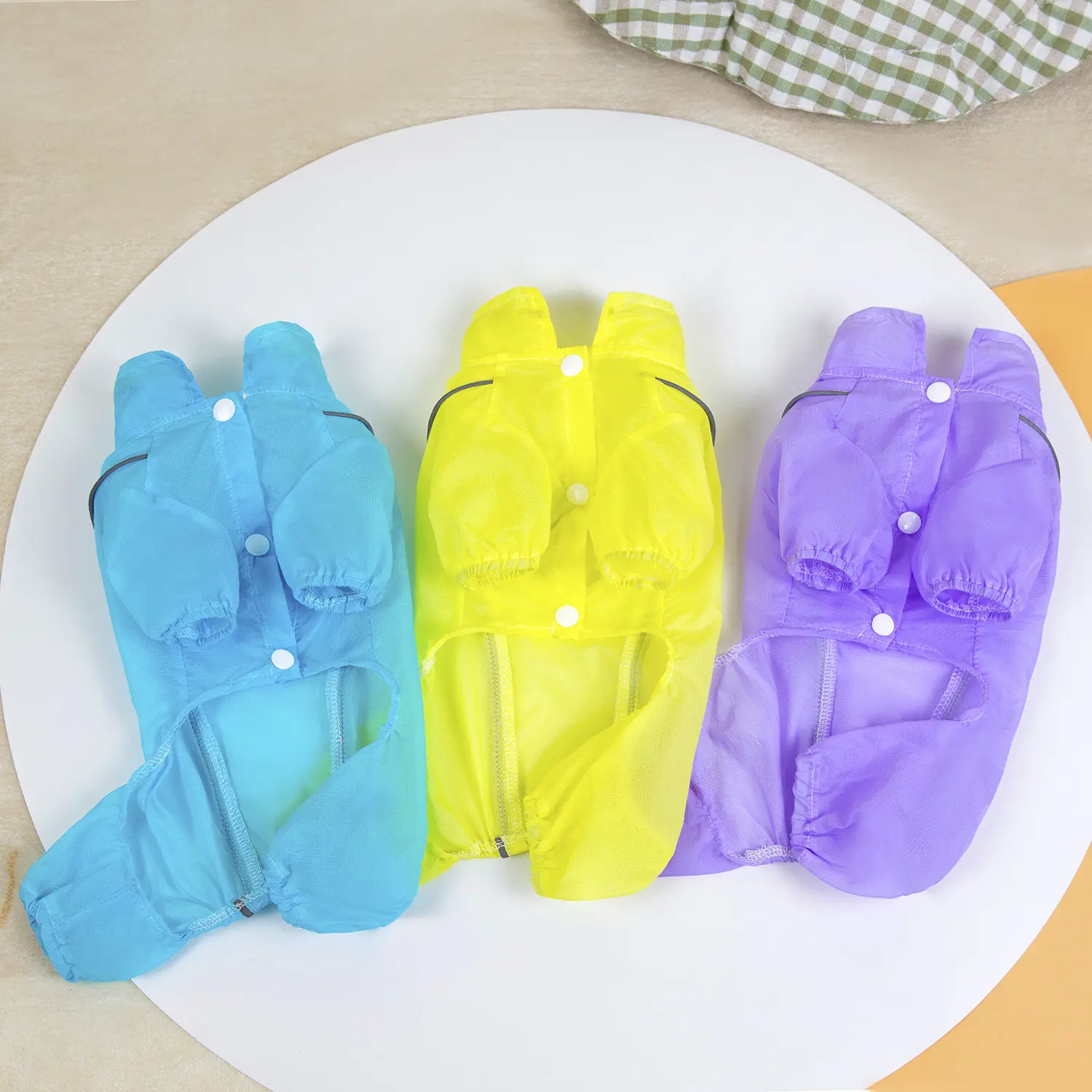 Pet four-legged outdoor sunscreen clothing UV-resistant breathable ice silk teddy small dog pet dog traction clothing