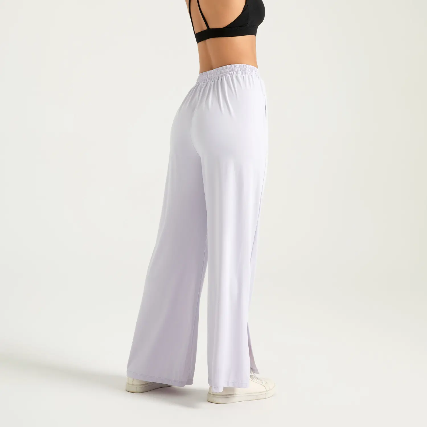 Juyitang sunscreen high-waisted wide-leg pants women's high elastic nude ice-sensitive anti-ultraviolet micro-pull sweatpants