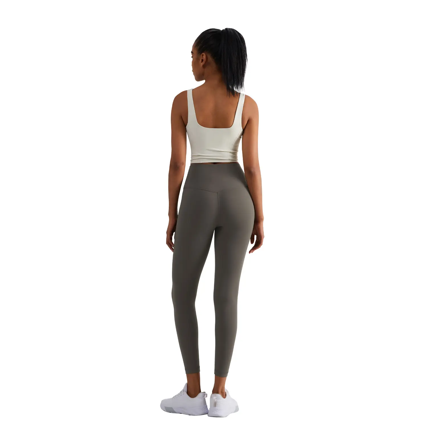 Naked high-waisted yoga pant for women without embarrassment line yoga clothes peach buttocks Pilates sports fitness pants pants