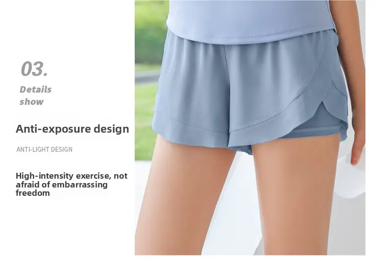 Juyitang mesh shorts peach sports fitness shorts seamless nude pocket yoga shorts women