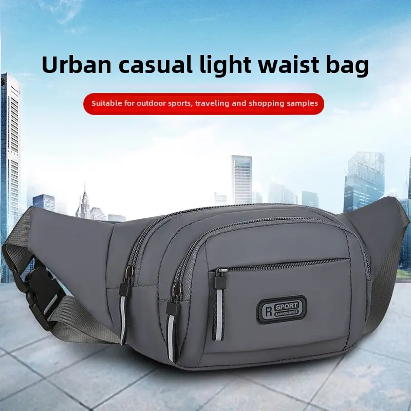 New Fanny pack men's mobile phone multi-functional work belt bag wear-resistant waterproof crossbody bag waist bag