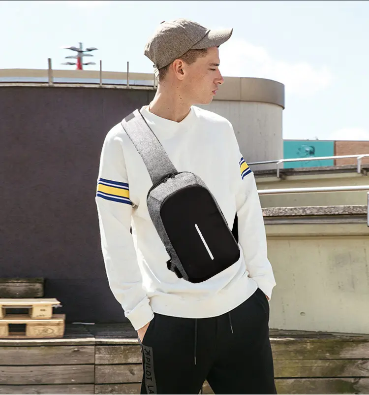 Breast bag Backpack Outdoor casual men's bag Fashion small satchel bag for men men bag sling bag