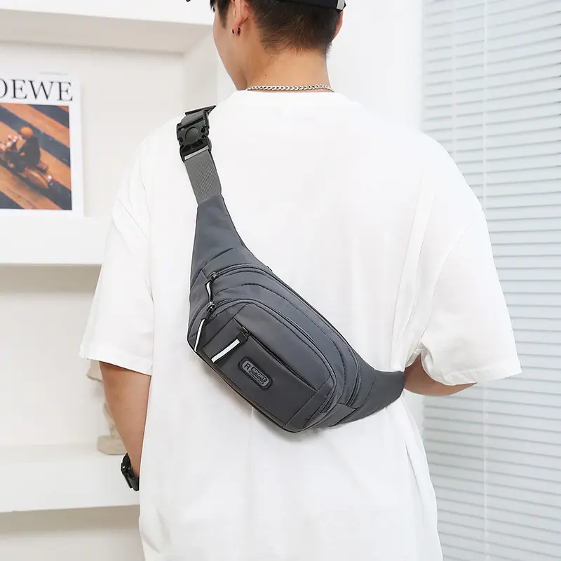 New Fanny pack men's mobile phone multi-functional work belt bag wear-resistant waterproof crossbody bag waist bag