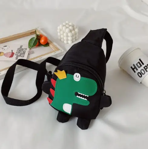 Cartoon kids Bag Dinosaur Kids Chest Bag Cute girl backpack Boy Baby diagonal bag kids backpack  school bag