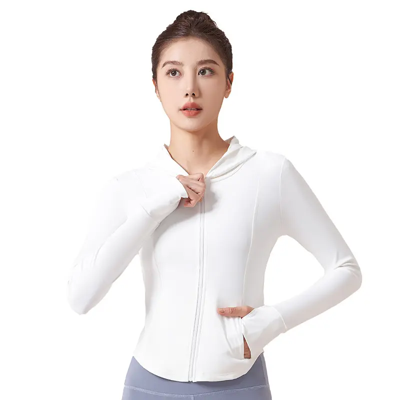 Juyitang summer original yarn UV protection sunscreen jacket Thin outdoor skin clothing Hooded sunscreen clothing Women