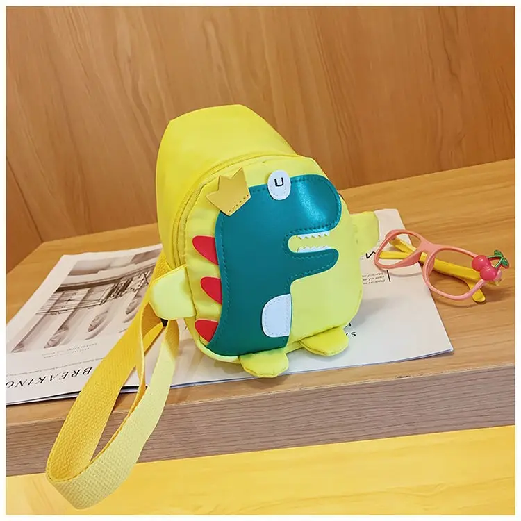 Cartoon kids Bag Dinosaur Kids Chest Bag Cute girl backpack Boy Baby diagonal bag kids backpack  school bag