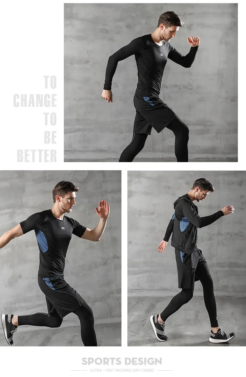 Men's Fitness Sports Pants Skinny Sweatpants Running Casual Versatile Football Training