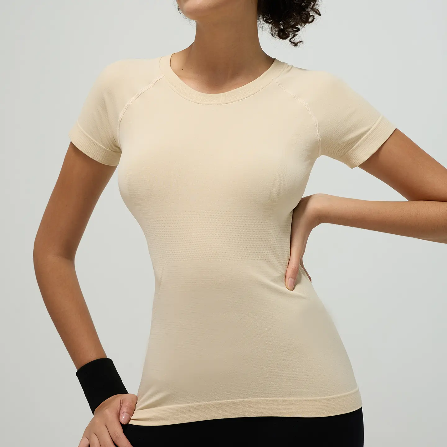 Quick Drying Thin Sleeve Yoga Breathable Top Sports Slim Fit Women's Gym Top Workout Tops for Women Yoga Tops Women