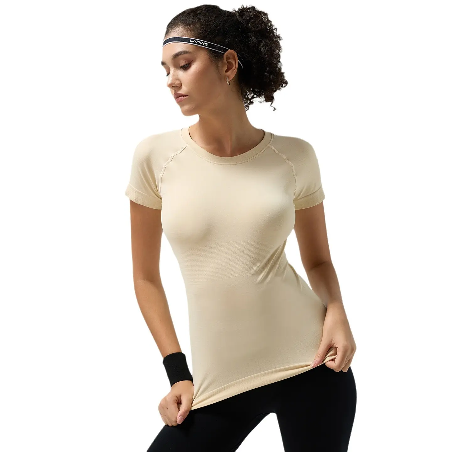 Quick Drying Thin Sleeve Yoga Breathable Top Sports Slim Fit Women's Gym Top Workout Tops for Women Yoga Tops Women