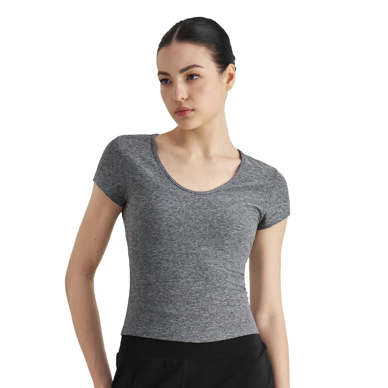 Simple Sports Short Sleeve Yoga Superior Sense Waist Workout Tops Yoga Tops Women