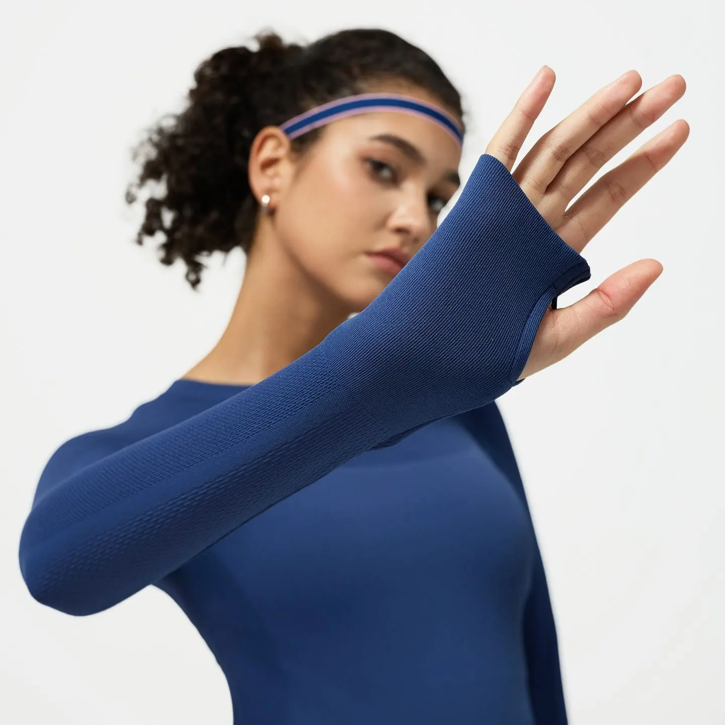 Yoga clothes long sleeves slim fit cloud feeling quick drying outdoor sports workout tops yoga tops women