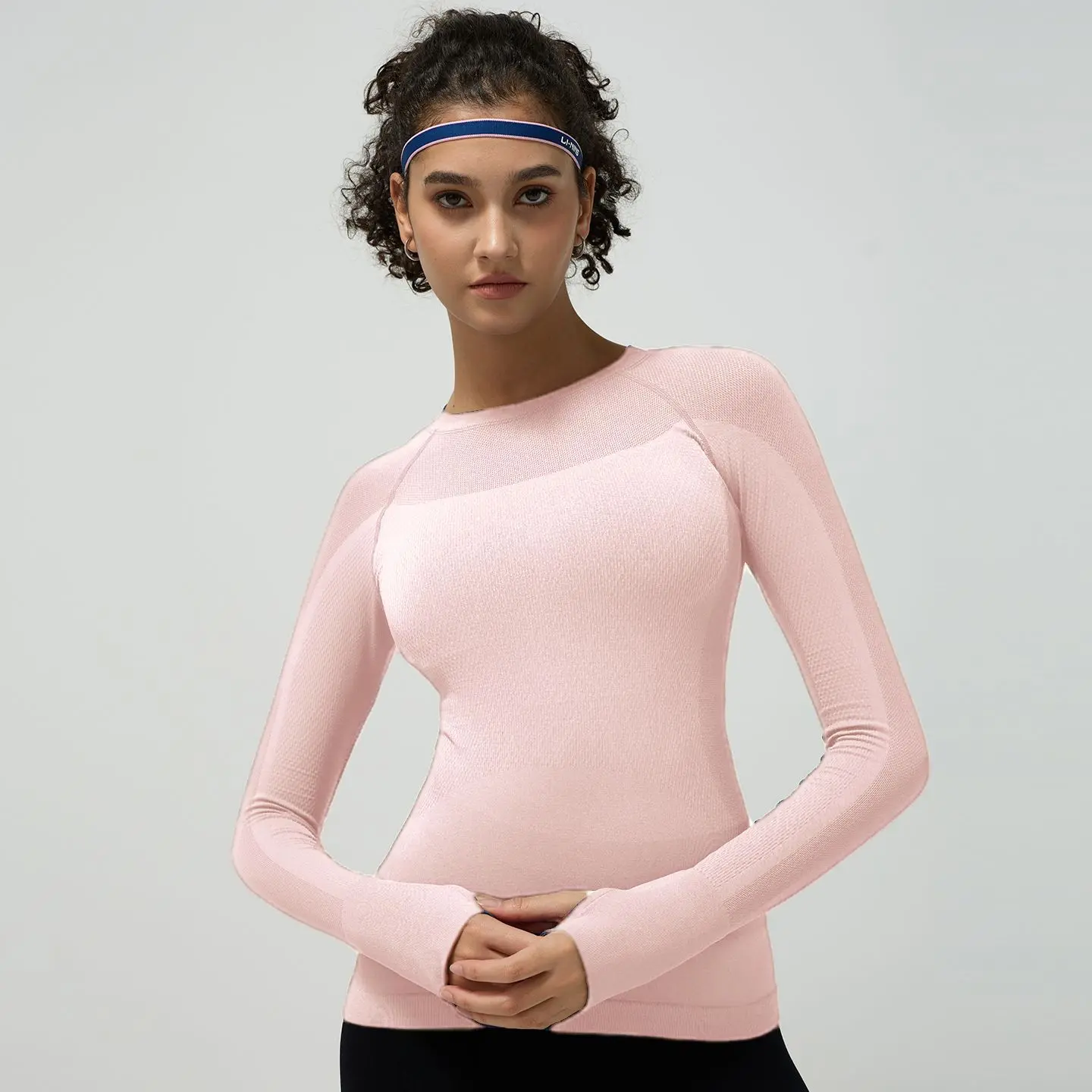 Yoga clothes long sleeves slim fit cloud feeling quick drying outdoor sports workout tops yoga tops women