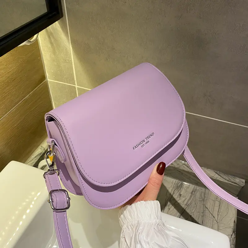 Saddle bag female crossbody bag bag new fashion girl summer simple fashion trend western one-shoulder bag female