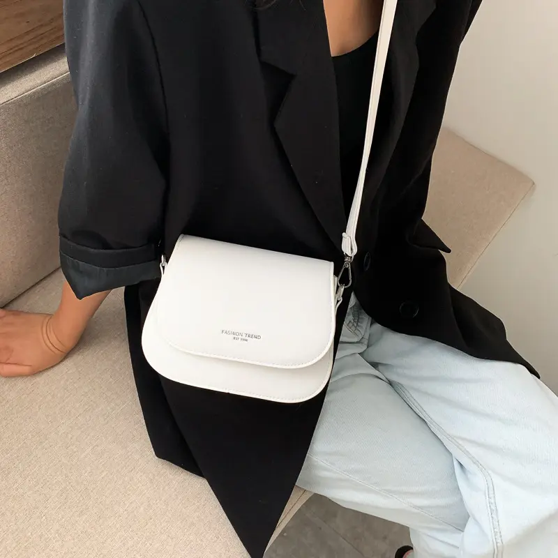 Saddle bag female crossbody bag bag new fashion girl summer simple fashion trend western one-shoulder bag female