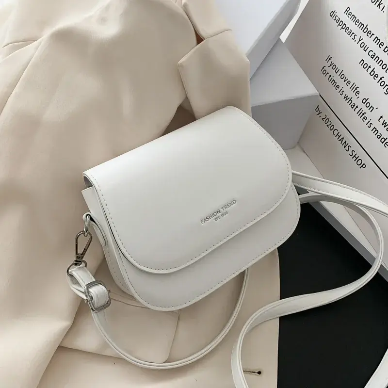 Saddle bag female crossbody bag bag new fashion girl summer simple fashion trend western one-shoulder bag female