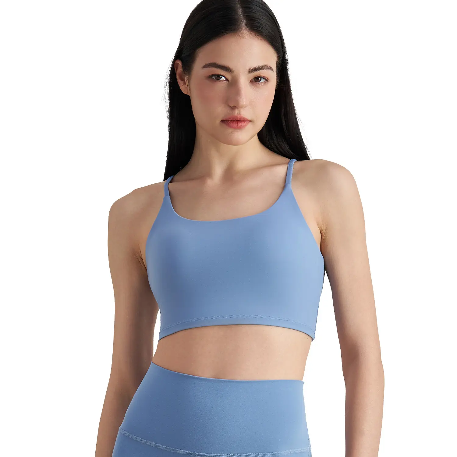 Yoga vest women's beautiful back fitness shock absorption collection breast sports underwear with chest pad sling yoga