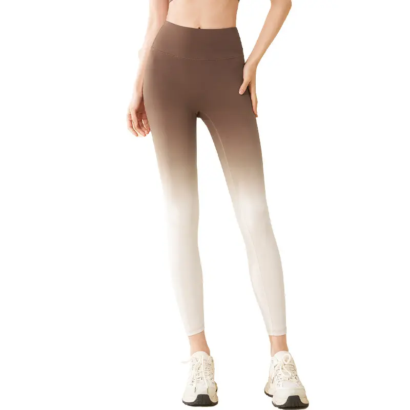gradual change yoga pants high waist hips belly high elastic shaping cloud feeling no embarrassment line fitness pants women