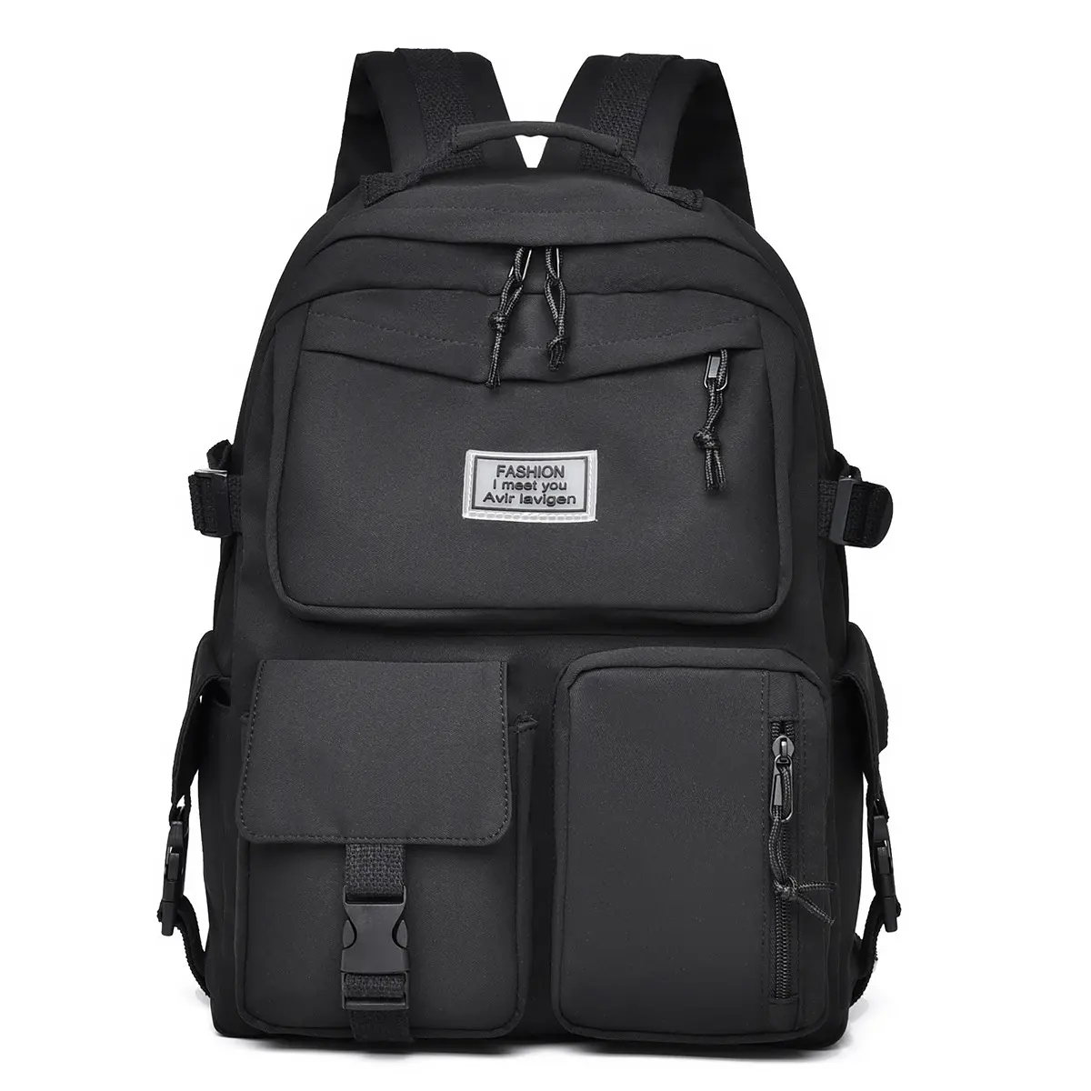 Backpack Men's and Women's General Large Capacity Student Backpack Multifunctional Casual Simple Inch Backpack