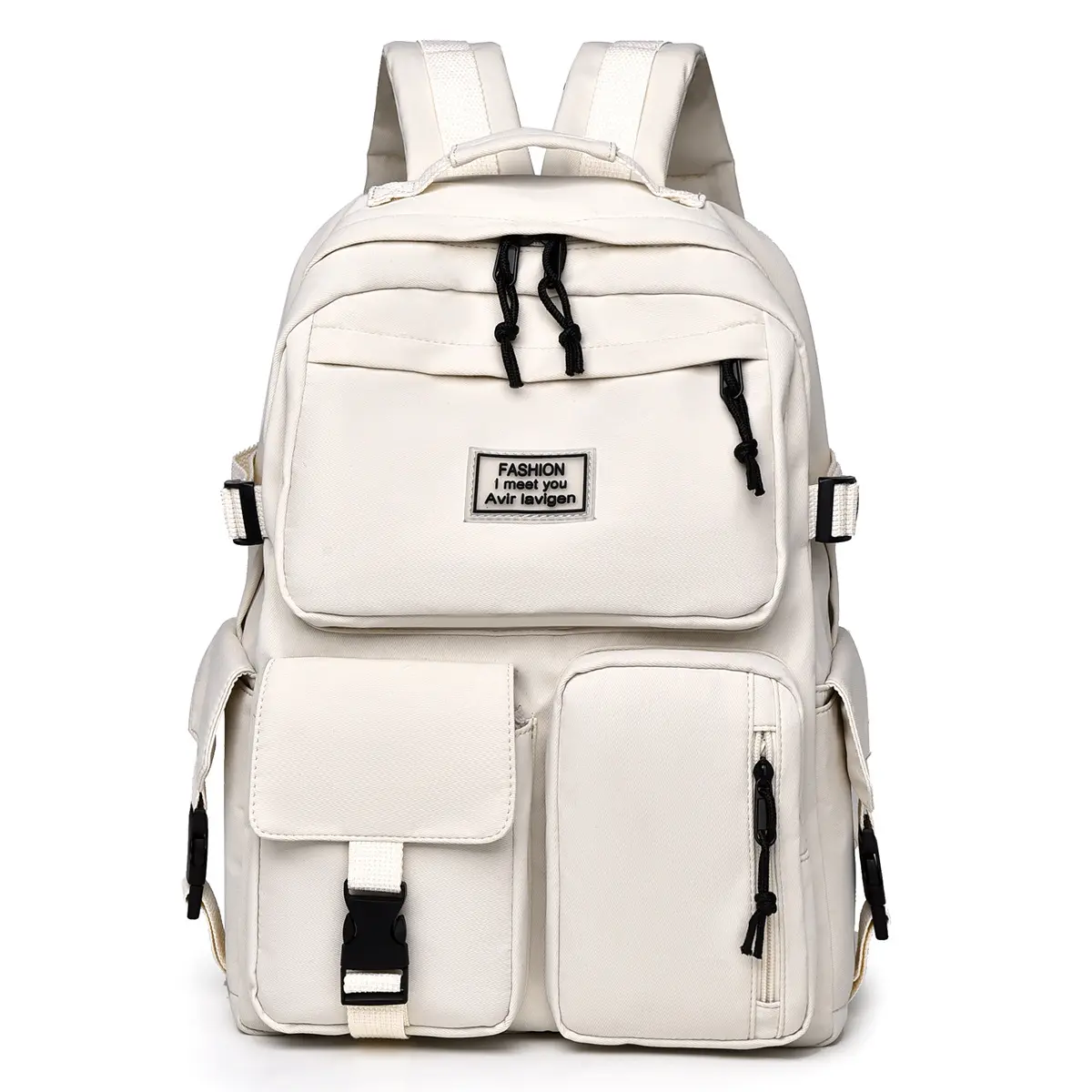 Backpack Men's and Women's General Large Capacity Student Backpack Multifunctional Casual Simple Inch Backpack