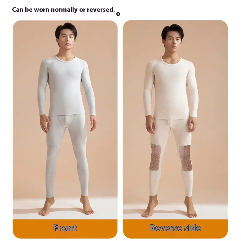 Juyitang autumn and winter new black gold thermal underwear set thickened long johns thermal clothes men