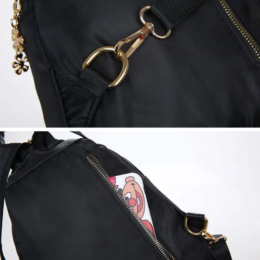 Fashion Embroidery Bag Casual Waterproof Oxford Women Backpack Female Large Capacity Travel Handbag Shopping Knaps Crossbody Bag