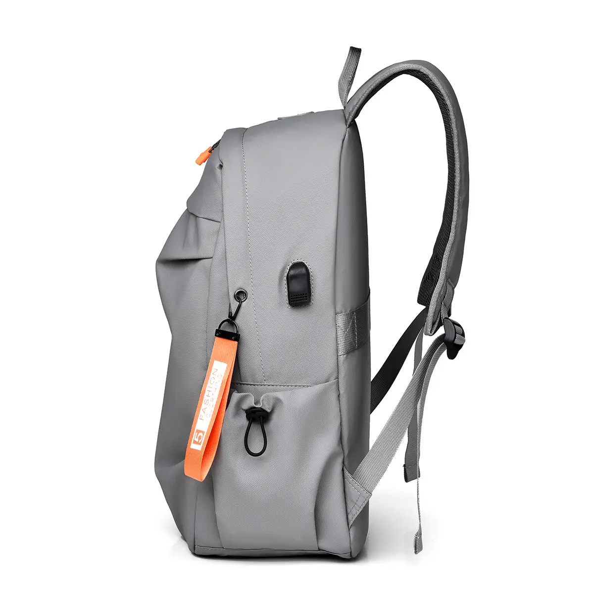 Backpack casual simple large capacity men waterproof splash backpack including USB shoulder