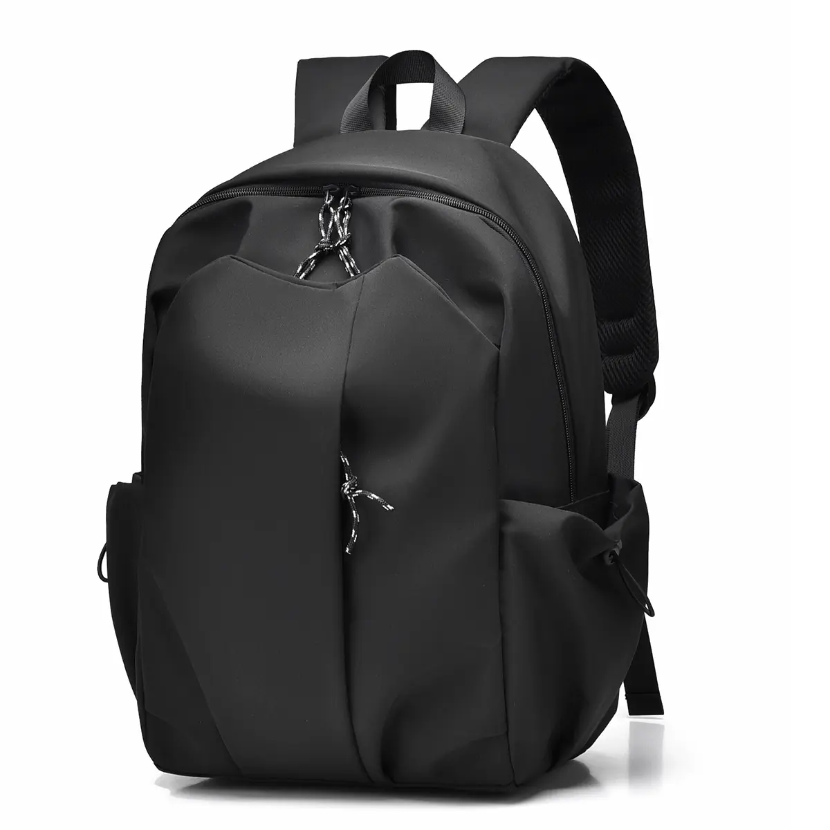 Solid color simple backpack versatile computer bag school backpack for college students backpack women