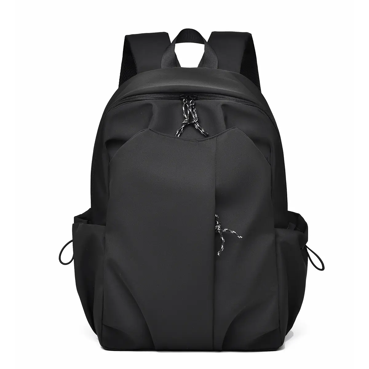 Solid color simple backpack versatile computer bag school backpack for college students backpack women