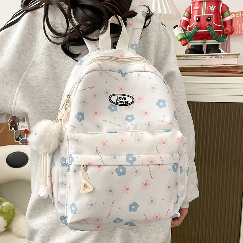 Floral school bag high value lightweight versatile backpack travel attendance backpack school backpack backpack women