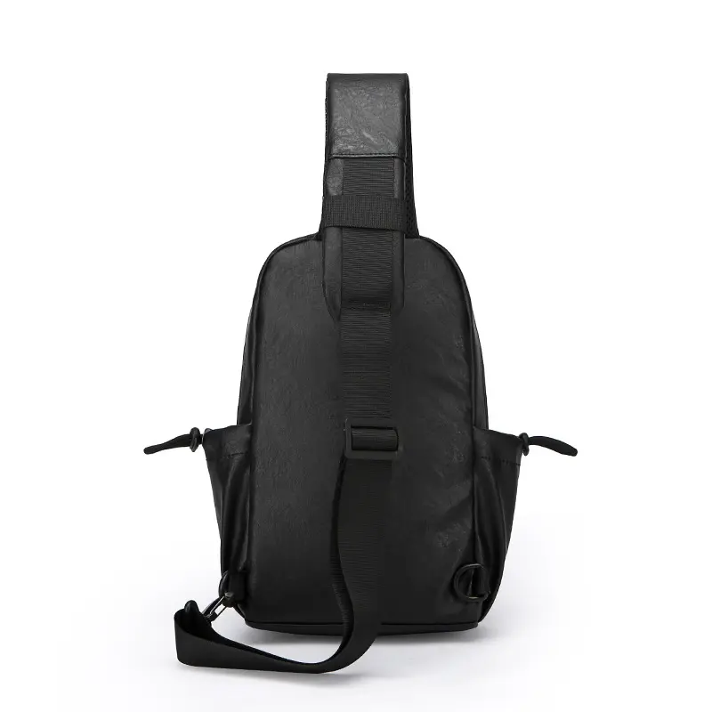 Breast bag men's retro waterproof can put 9.7 inch flat shoulder messenger bag men bag
