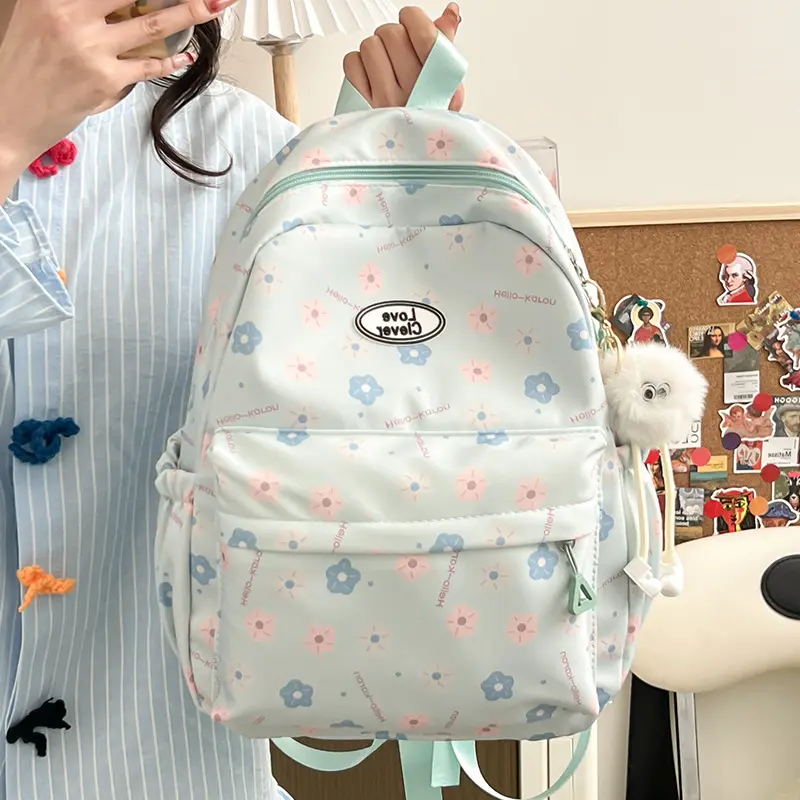 Floral school bag high value lightweight versatile backpack travel attendance backpack school backpack backpack women