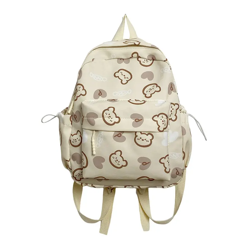 Cute bear schoolbag travel small backpack lightweight backpack women school backpack