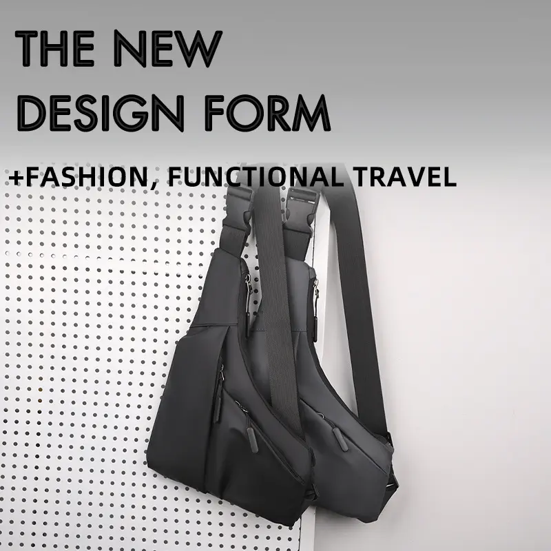 Anti-theft close-fitting gun bag triangle bag men's bag  crossbody casual breast bag crossbody bag men bag