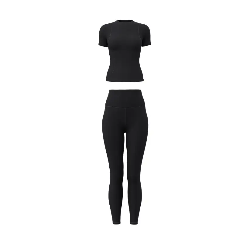 Juyitang Yoga Clothing Women's Summer Fashion Skinny Sexy Running Gym Beginner Sports Suit vêtements sport femme
