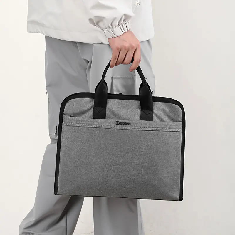 Computer bag portable unisex document bag meeting bag meeting office commuter 14 inch briefcase women laptop bag