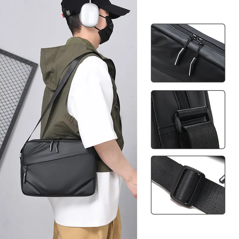 Men's shoulder bag waterproof lightweight fashion men's messenger bag men's commuter cross bag men bags