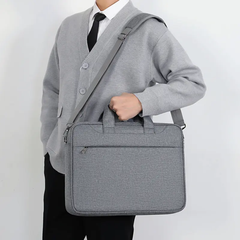 Thickened briefcase men's simple business office computer bag business bag laptop bag briefcase bag