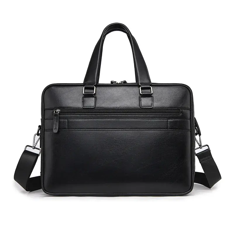 Men's briefcase 15.6 inch men's business handbag large capacity handbag briefcase women