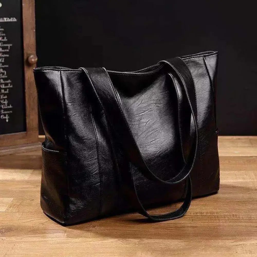 Tote Bag Beg Tangan Wanita Tote Bag Leather Handbag Besar Shoulder Bag Women Handbag Woman Bag Large Capacity Shopping Bag