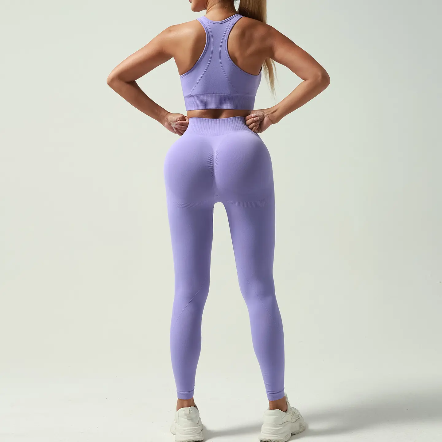 Tight Yoga Suit High Elastic Trace Running Fitness Sports Suit Yoga Suit Gym Set Women