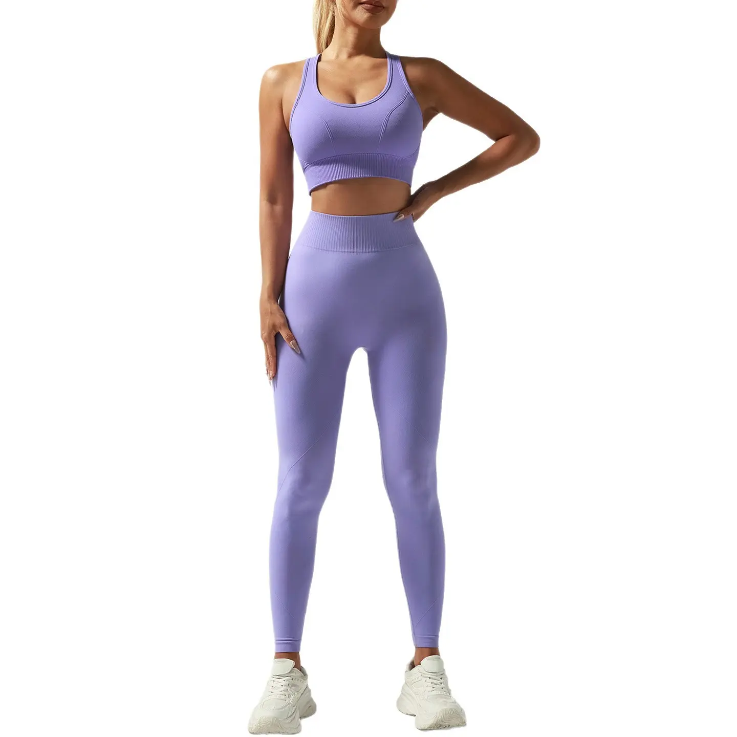 Tight Yoga Suit High Elastic Trace Running Fitness Sports Suit Yoga Suit Gym Set Women