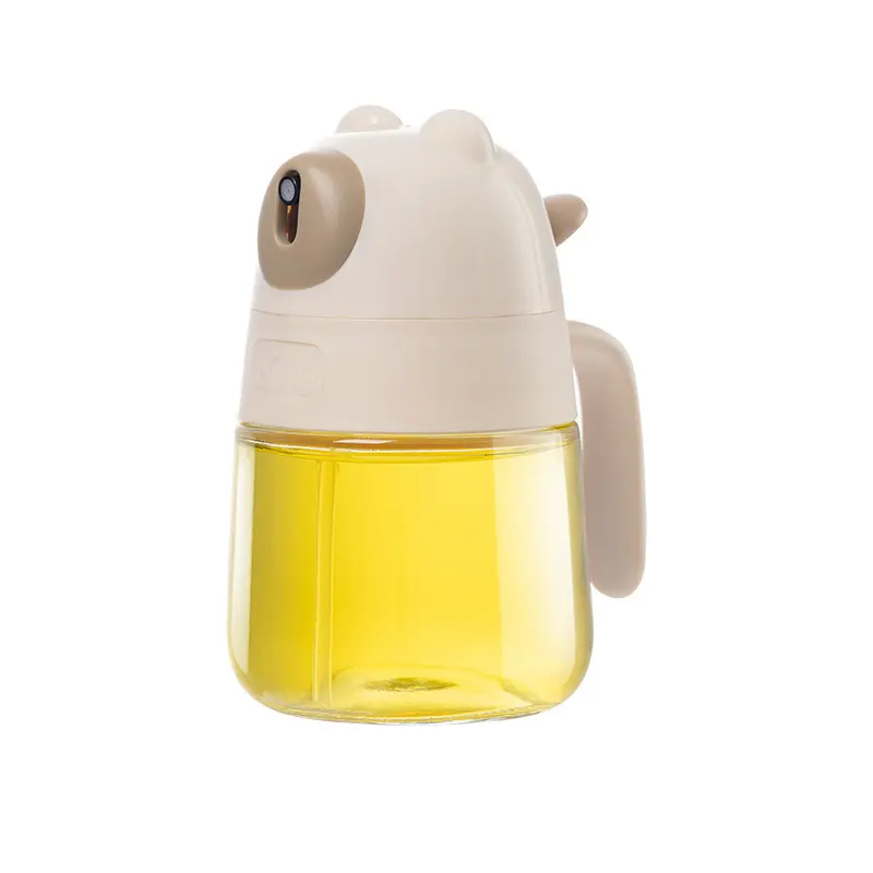Bear oil spray pot glass kitchen household air fryer oil spray bottle edible oil spray bottle atomized oil tank