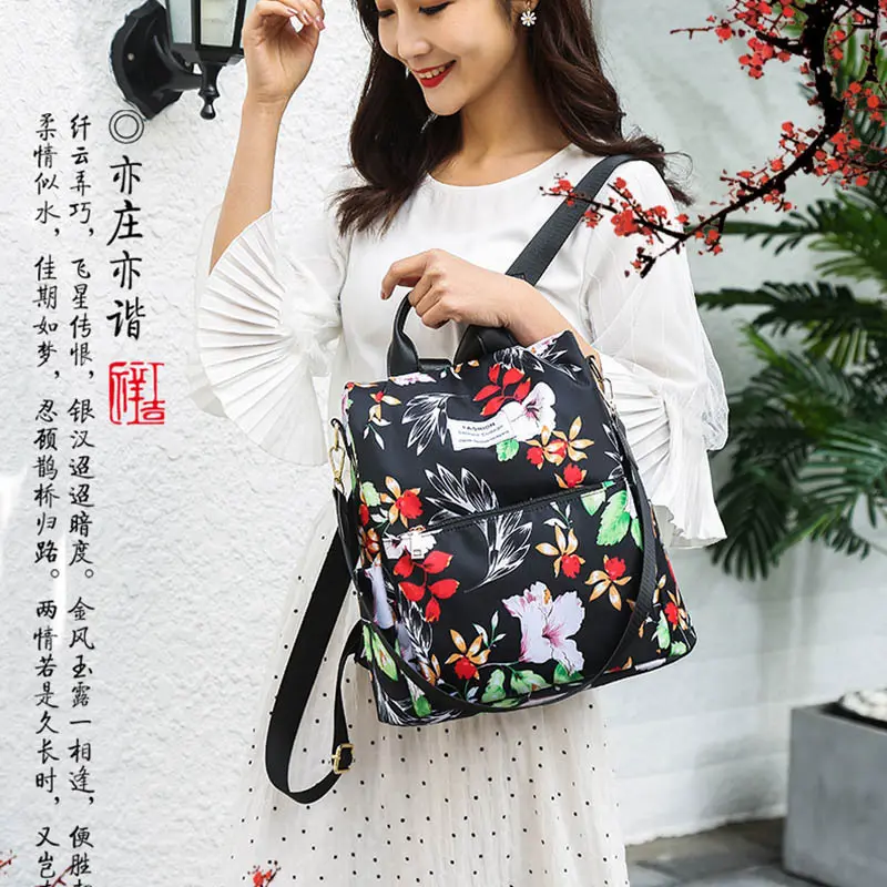 Student schoolbag Junior high school student large-capacity anti-theft backpack Korean versigirl backpack campus new model