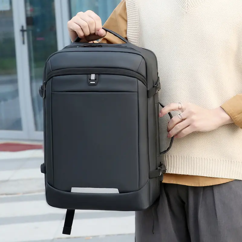 Men's Backpack Premium Business Large Capacity Multifunctional Luggage Backpack Short Trip Travel Bag